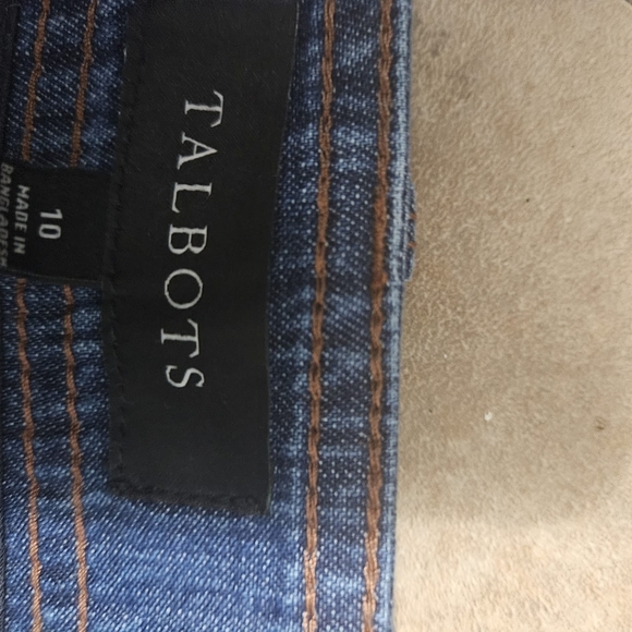 Talbots Blue Wrap Mini Skirt Casual - Picture 4 of 8